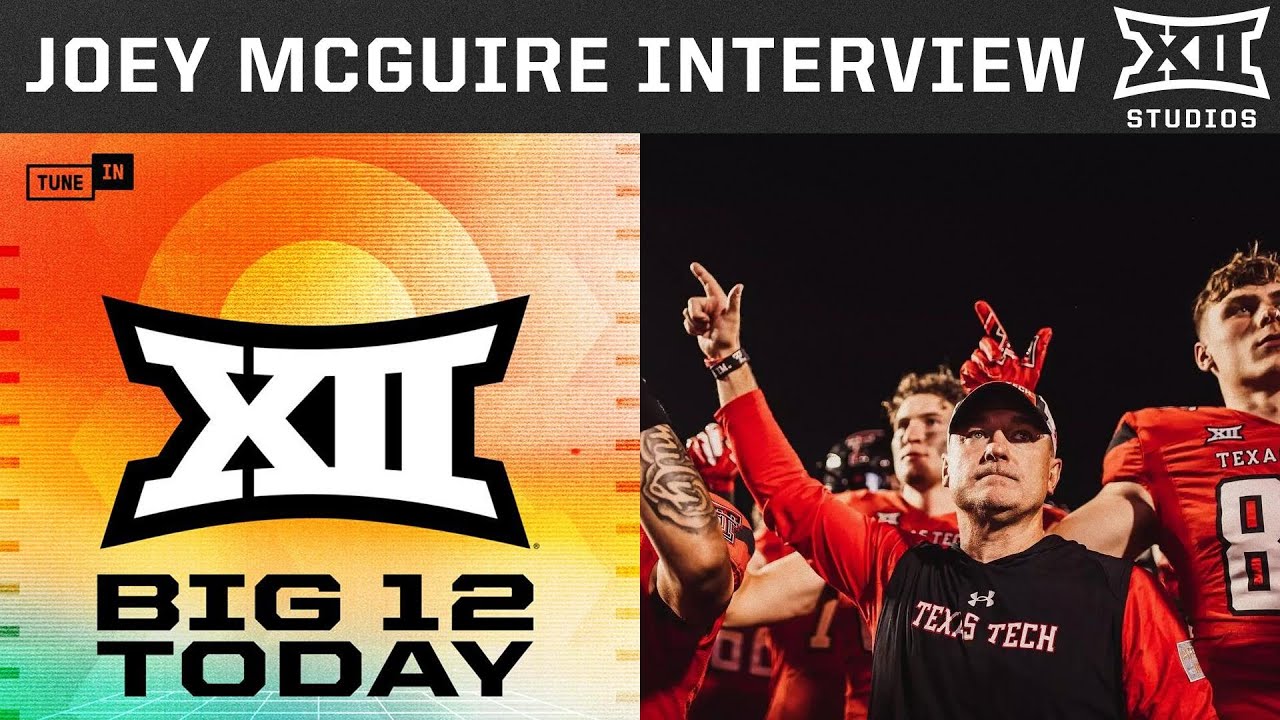 Texas Tech Head Football Coach Joey McGuire Interview | Big 12 Today