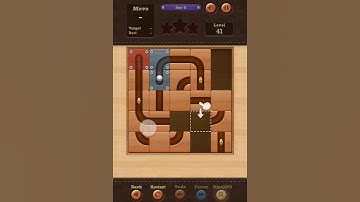 Roll the Ball slide puzzle Star G Pack Level 41 Solution