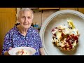 Pasta Grannies enjoy Rina's baked spinach, ham & cheese pasta rolls called capriccio!