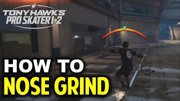 How to Nose Grind the Coffee Grind Gap in the MALL | Tony Hawk