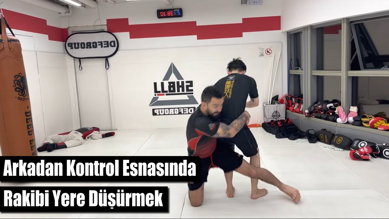 BJJ Teknikleri: Arkadan Kontrol Esnasında Rakibi Yere Çalma Teknikleri