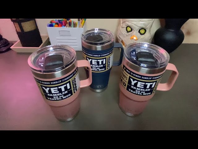 Got my hands on my first YETI today: 20oz Rambler Travel Mug w/ Strong Lid  in Sandstone Pink. Beyond ecstatic. : r/YetiCoolers