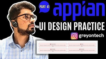Card Group Layout | Part 41 | Appian UI UX Design Practice | Appian Tutorials @appian