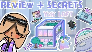 NEW!! Y2K FURNITURE PACK + HOUSE IN TOCA LIFE WORLD🤍💫!! 1.86 REVIEW + SECRETS