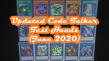 Codetalker Test Hands (Updated June 2020)