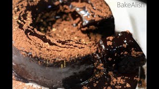 Brownie lava cake recipe is a combination of and the molten cake. it
rich gooey chocolate topped with ganache written...