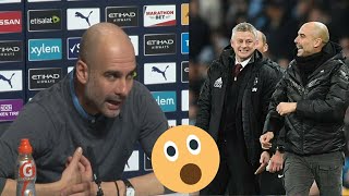 Pep Guardiola praises tactics of Solskjaer at Manchester United 🤔