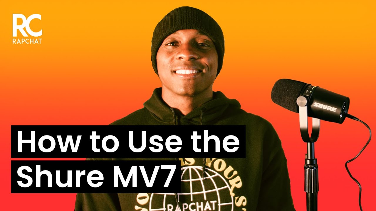 How to use the Shure MV7 YouTube