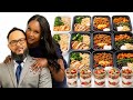 Shonda &amp; Joe Meal Prep on a Budget | 25 Meals for Around $50 💪🏾🍽️