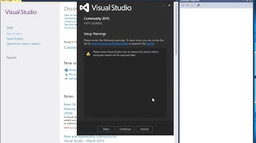 Prepare Visual Studio 2015 to build C++ code