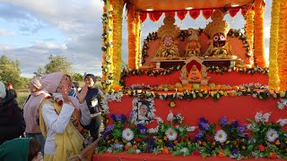 АРКАИМ ХАРИ 2023. ДНЕВНАЯ РАТХА-ЯТРА НА АРКАИМСКОМ ФЕСТИВАЛЕ. Daytime Ratha Yatra. Arkaim fest 2023.