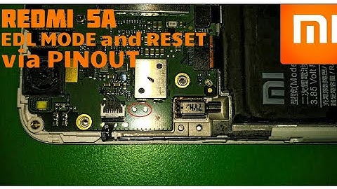 Redmi 5A HARD RESET/EDL MODE via PINOUT || By Akshit Sachdeva and Aarav