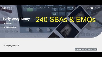 MasterMRCOG - Early pregnancy 240 SBA&EMQ questions for MRCOG part 2 2025 [Session 1]