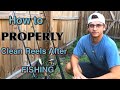 How to PROPERLY Clean Off Your  Fishing Equipment