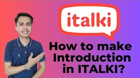 ITALKI sample video Introduction (Application Process)