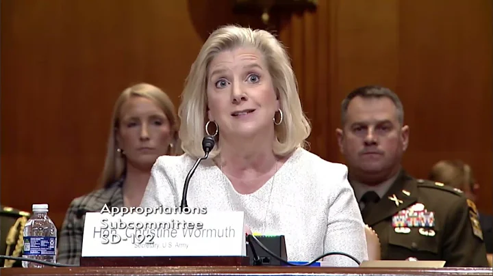 Senator Murray speaks at Senate Appropriations Defense subcommittee hearing on Army budget request