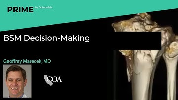BSM Decision Making - Geoffrey Marecek, MD