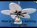 Miniature Working Ceiling Fan for Your Dollhouse