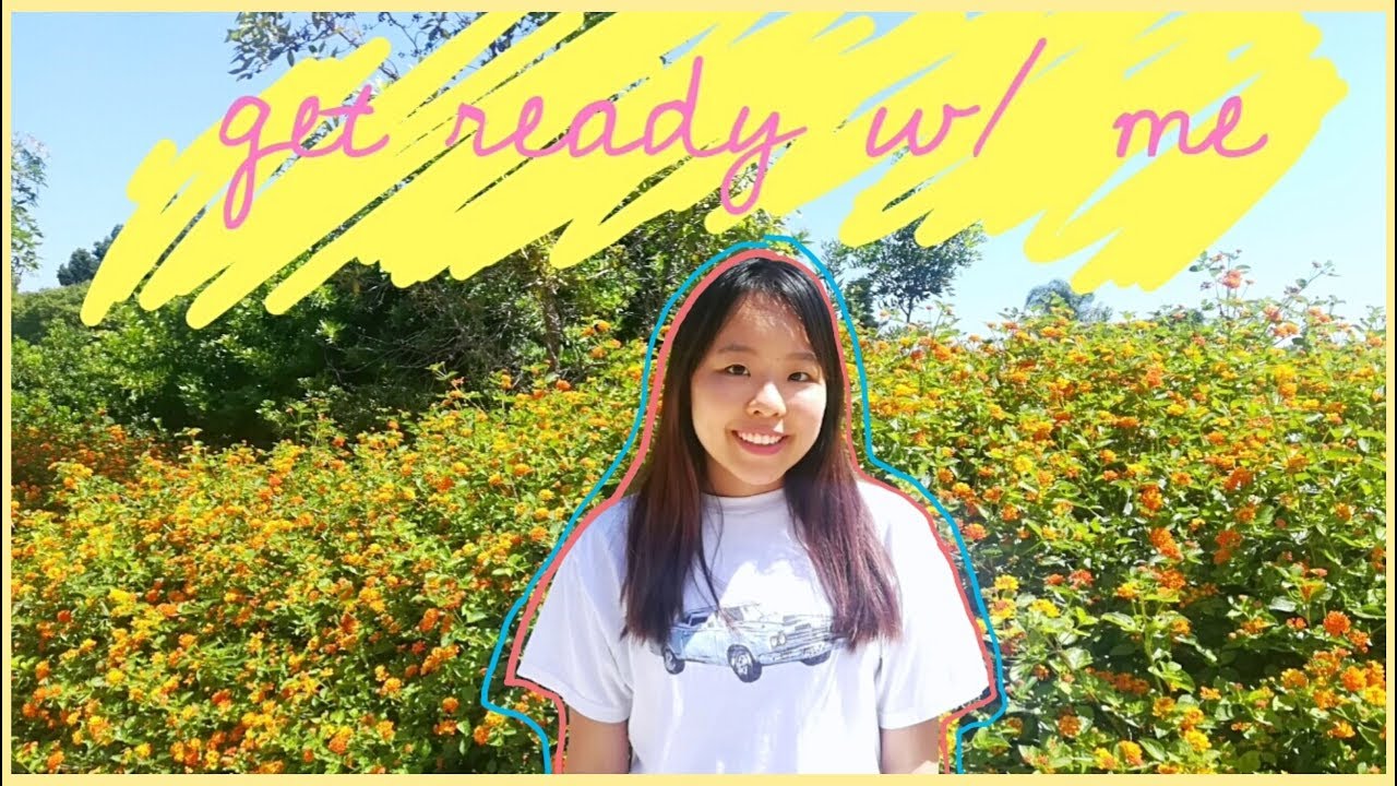 ~* a wild GRWM *~ 🌻 makeup hair outfit back to school - YouTube