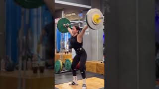 Weight lifting🔥🏋️♀️#motivation #juniorathlete #shortvideo #viralshort #power #viralvideo#shorts