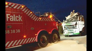 60 Ton Truck on Max 4 ton Bridge  Heavy Recovery   Sweden