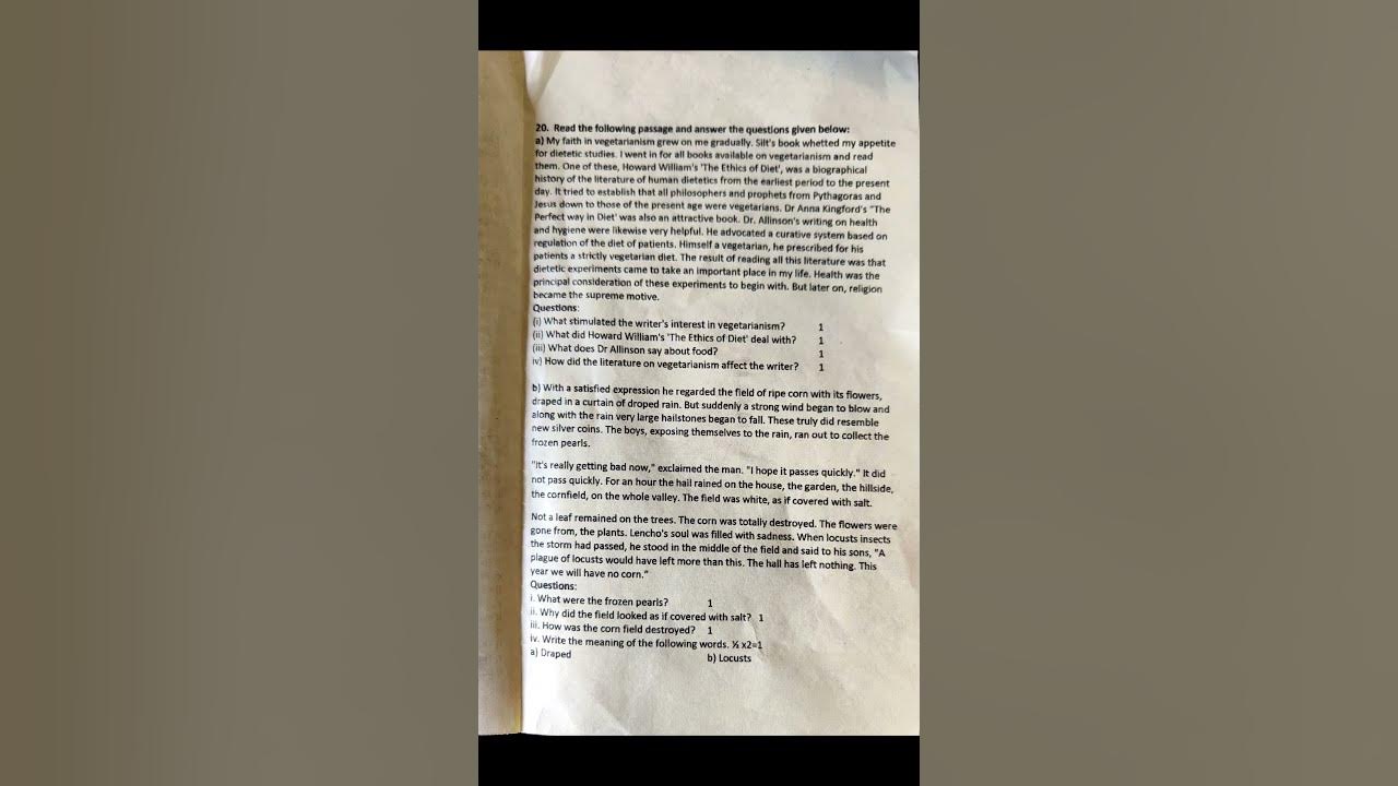 english paper 2023 seba class 10 board examination