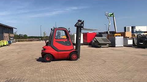 Linde H25 diesel Triplo Free Lift Heftruck met etra functie 2