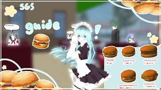 ⭐🍔 Burger RECIPE GUIDE❕ᴄᴏᴍᴍᴏɴ ᴍɪsᴛᴀᴋᴇs🚫⭐ || School Girl Simulator 🏫 screenshot 4