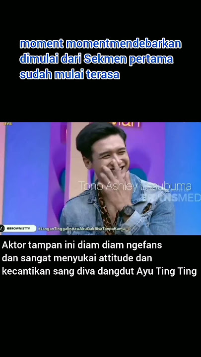 Aktor tampan ini meleleh saat tatap kecantikan Ayu Ting Ting #shorts