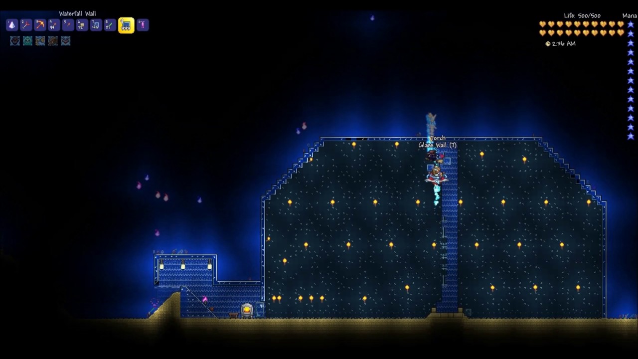 Terraria Underwater House Speed Build YouTube
