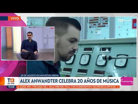 Alex Anwanter celebra dos décadas de trayectoria musical