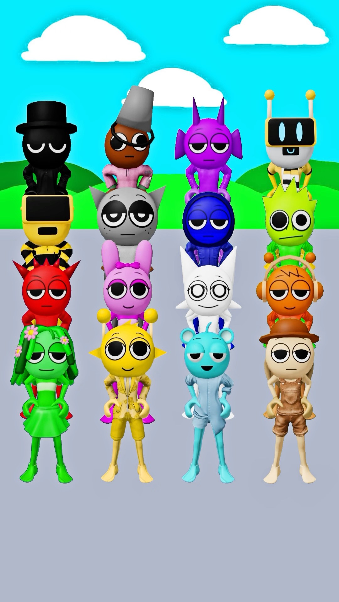 All Sprunki Beat #incredibox #roblox #animation #memes