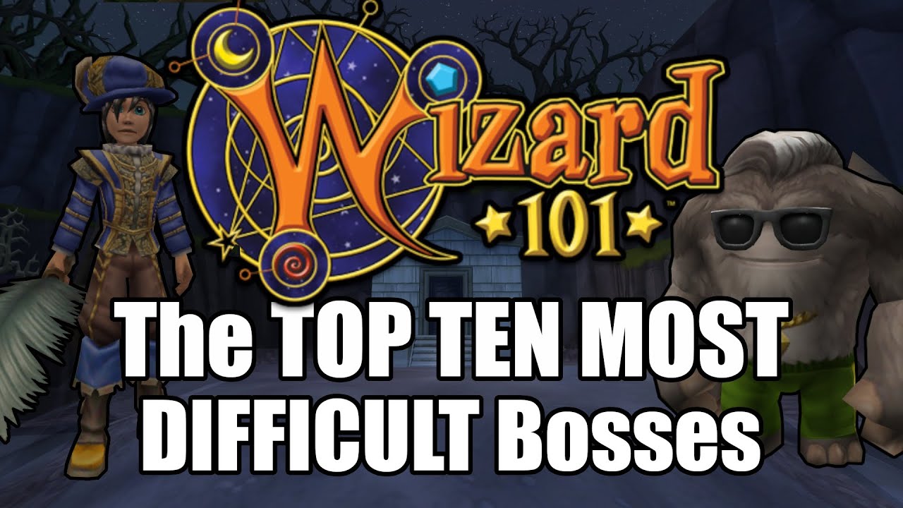 Top 10 Most DIFFICULT Bosses in Wizard101