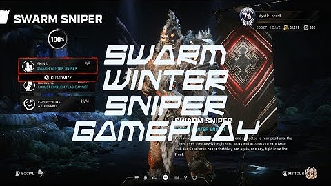 Swarm Winter Sniper Gameplay (Gears 5)