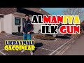 ALMANİYADA İLK GÜN | UKRAYNALI QAÇQINLAR | NECƏ OTURUM ALMAQ OLUR ? İLK VLOG