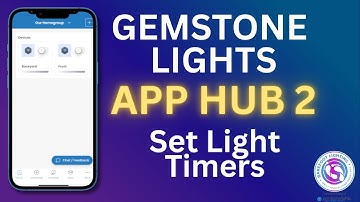 Gemstone Lights App Hub 2 Training - How to Set Daily, Weekly, and Yearly Timers
