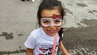 Hello Kitty Batman Yüz Boyama Hello Kitty Nasıl Olunur Yade Dilek Ve Arkadaşları Hello Kitty Oluyo