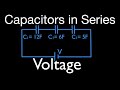 Voltage Calculation for Series Capacitors