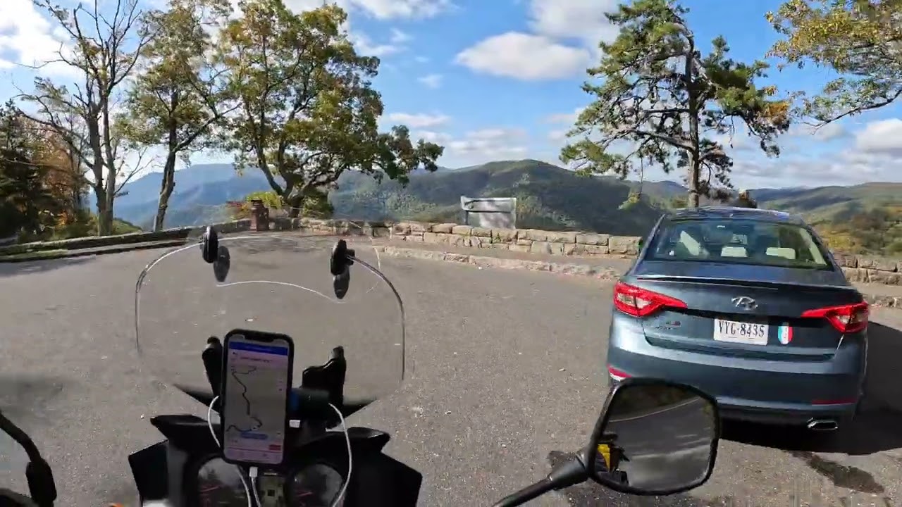 Blue Ridge Parkway Motorcycle Ride From Rt.56 To Skyline Drive