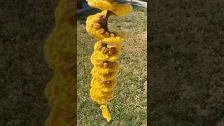 Crochet Sunflower wind spinner #crochet #diy #handmade