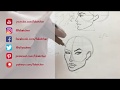 Face drawing at different angles  fashion drawing