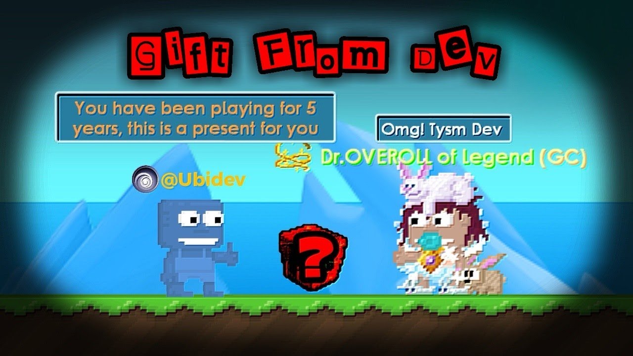 Gift From Developer Growtopia YouTube