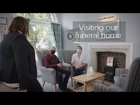 Visiting our funeral home to arrange a funeral during the Coronavirus pandemic.