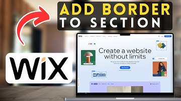 How to Add a Border to a Section on Wix | Wix Tutorial (2025)