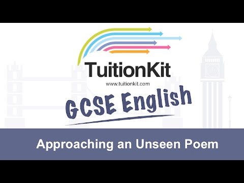 Approaching an Unseen Poem (English Literature)