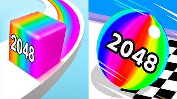 Jelly Run 2048 VS Ball Run 2048 Infinity - All Levels Gameplay Android iOS Ep 8