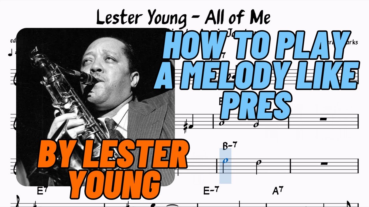 Lester Young - All of Me (Teddy Wilson) Solo Transcription