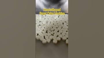 Heart shape sugar cube machine,fully automatic sugar cube press machine