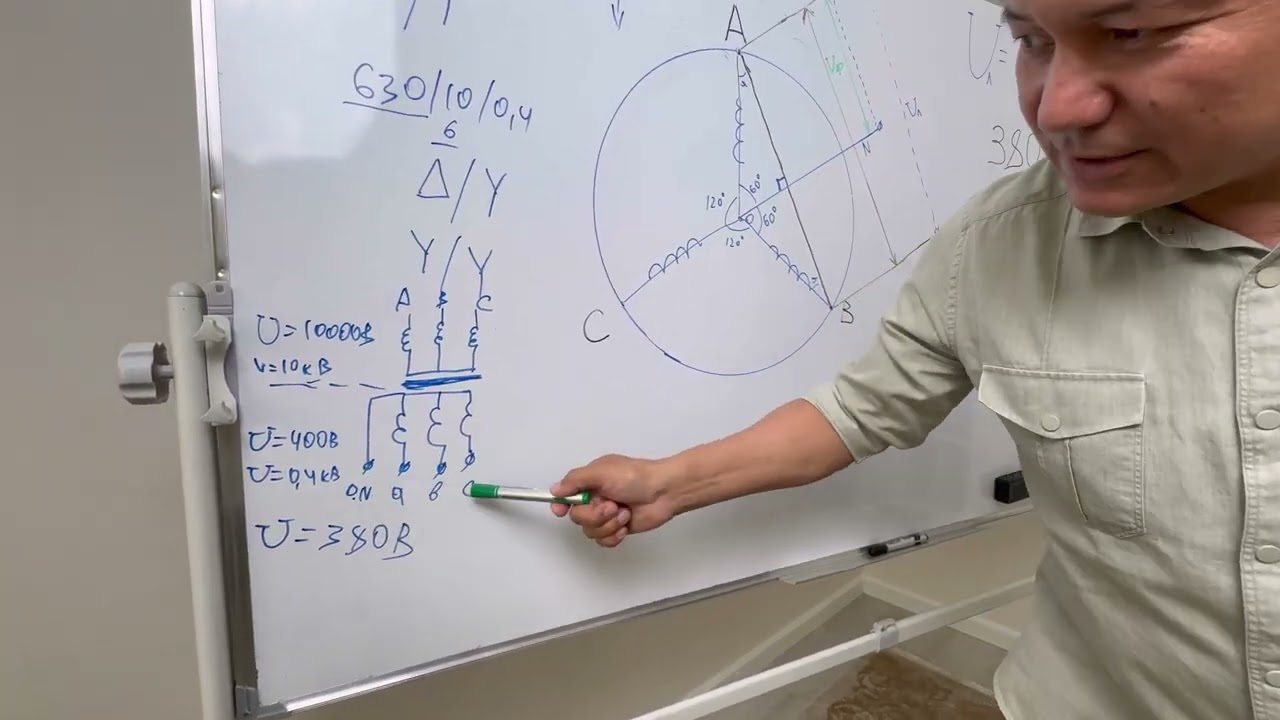 Фаза кучланиш ва Линия кучланиш фарқи