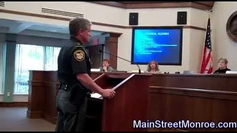 Warren County Sheriff Larry Simms Gives 2011 Crime...